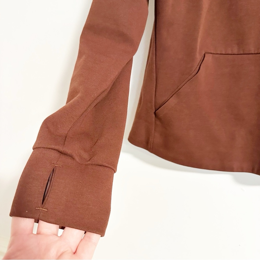 The North Face Rust Brown Mock Neck Long Sleeve Top - Women's Medium - Picture 5 of 8